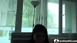 Tattooed beauty pleasures herself in solo close-up