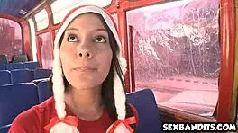 I can't believe this freaky latina teen with braces is sucking my dick so passionately