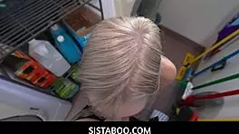 Blonde Teen 18+ Stepsister Jamie Jett Receives POV Fuck from Stepbrother Alex Jett