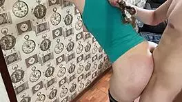 Spanking, Sex, Deep Blowjob, and Cum in Stepsister's Mouth!