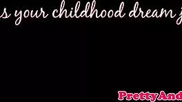 interviewed pornstar flashes her titties in bts footage