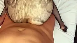 Sexy Japanese Student in Uniform Bent Over for Doggy