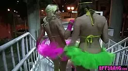 bisex teen hyped party with strapon cock blowjob natural big tits brunette ass