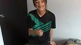 Stepsister moves in and gets fucked hard