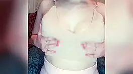 shy girl shows virgin body