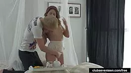 Beauty Teen Babe Gets Nailed Hard