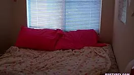 hot amateur teen playing with her toy