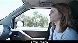 Tiny Teen Rosalyn Sphinx Rides Big Cock Hard!