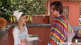 demi hawks gets blowjob on cinco de mayo