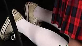 clothed teen 18+s tutor my spunk in femdom handjob?