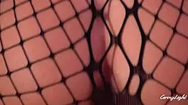 Step sister catches brother jerking off and helps him cum.