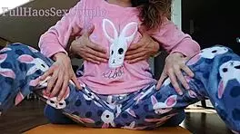 Step Brother Gropes Redhead Step Sister Loudly in Morning Chaos