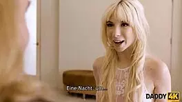 Daddy4k - Zierliches Mädchen Nicht Verärgert Mit Schwiegervater