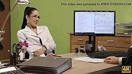 Loan4k: Teen 18+ Sells Pussy to European Boss in Bold Hidden POV Interview.