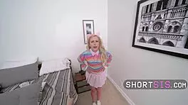 Teenie stepsis begs me to take her virginity