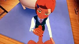 Ben Teen 18+ Hentai - Ben X Gween Part 3 Uncensored Screams For More!