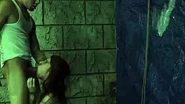 Ever seen a stranded teen riding and blowing cock?