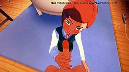 Ben Teen 18+ Hentai - Ben X Gween Part 3 Uncensored Screams For More!