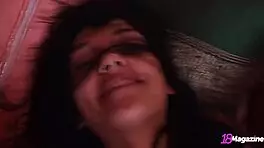 horny college teen katie fey teases her huge natural tits underwater in bathroom