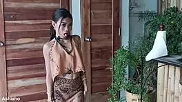 Asian teen's first interracial fuck