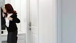 wanna see me in a bunny costume? milf jessica ryan rocks a buttplug for robby’s private show