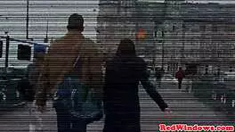 Black Amsterdam Prostitute Takes on White Guy with Ease