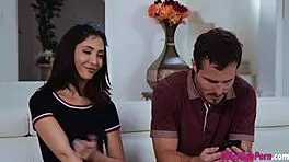 Jane Wilde Licks Trimmed Pussy And Gets Cum On Tits In Stepsiblings Scene