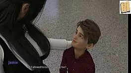 in wvm 104, the head cheerleader zoe gets fucked against a dance pole in this 3d anime porn