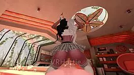 pov ebony teen gives intense ass job lap dance