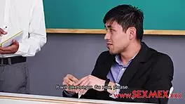 Teenager Fucked Hard In Classroom By Teacher With Blowjob And Big Ass