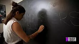 Mia martinez as student gets controlled masturbation training