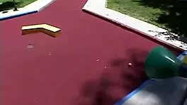 Teen Little April Goes Solo Outdoors