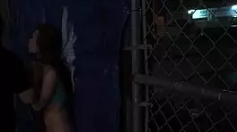 户外公共粗暴肛门插入