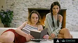 Nuru Massage - Two Hot Lesbians Jade Nile and Gianna Dior Have First Threesome with Lucky Man