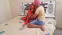 First night with newly married indian beautiful girl by young boy.