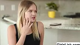 Curious About Busty MILF Kit Mercer Licking Stepdaughter's Rim?