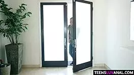 Wow, cutie takes big cock anal fuck!