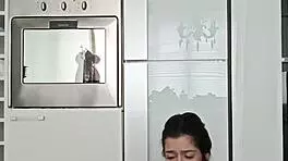 Damn! Check this petite brunette's narrow ass in leggings at the gym! Can you handle her small 18+ tits?