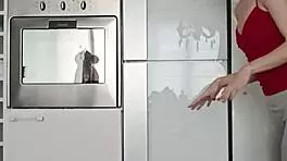 Damn! Check this petite brunette's narrow ass in leggings at the gym! Can you handle her small 18+ tits?