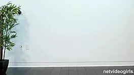 tight latina audition with bubble butt babe in reality show