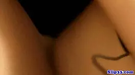 18yo blows old man's dick in stockings, so hot! 😍