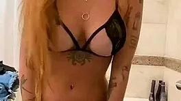 Redhead teen sucks cock after party for facial.