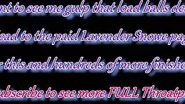 Goth Witch with Black Lipstick Deepthroats Cock for Ritual Sperm