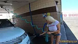 Busty Blonde Teen 18+ Shakes Booty!