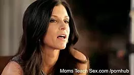 Horny students with shaved pussies turn study time into hardcore group fucking with big cocks