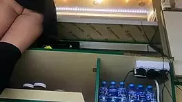 Nataly Shy First Time Ever Flashing At New Job!