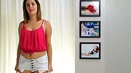 Casting Amateur Gets Interviewed And Roughed Up