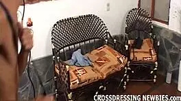 Having phone sex in lingerie while crossdressing feels wild