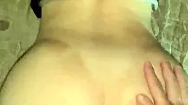 cute latina teen on all fours gets her pussy fucked by big monster cock