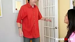 i gagged on stepdaddy's cock in deepthroat domination, old teen 18+ slave bdsm sex